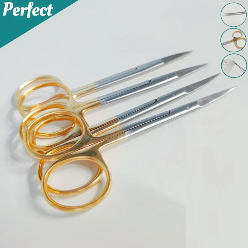 Medical Scissors - 5 шт., стоматологические хирургические ножницы, прямой/изогнутый