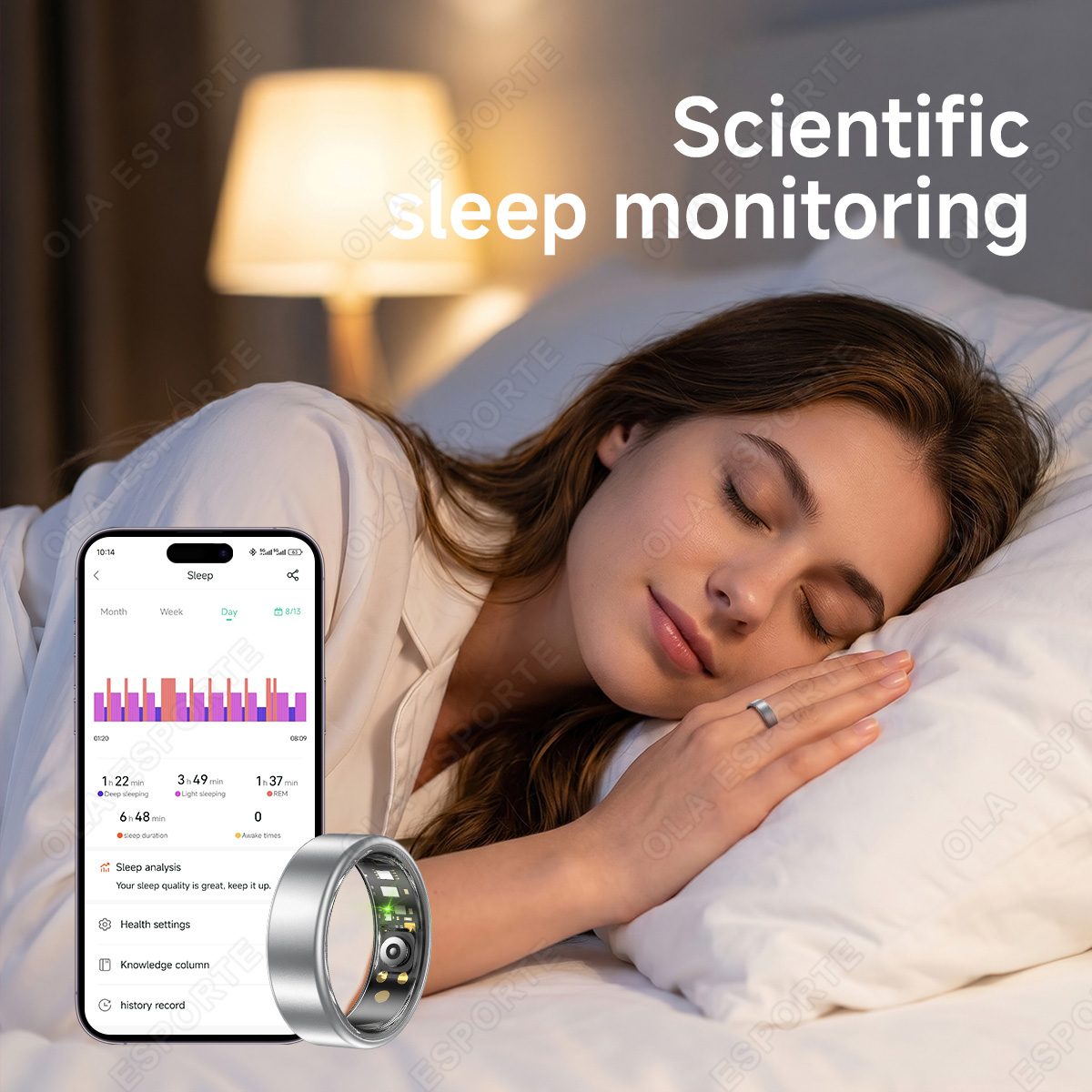 Умное кольцо для женщин и мужч – обзор и цена Blood Pressure Monitor